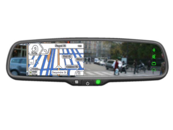 ACV Spiegelmonitor 4.3" Win CE Navigation ready Bluetooth FSE