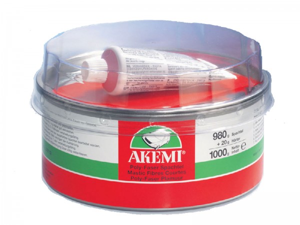 AKEMI Poly-Faser Spachtel - 1 kg Dose